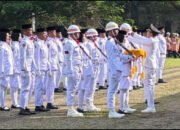 Upacara HUT Kemerdekaan RI ke 80, Wakil Ketua DPRD H Ahmad Syafei Bacakan Teks Undang-Undang Dasar 1945