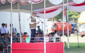 Wabup OI Pimpin Kesiapan Bencana Dan Gladi Kesiapsiagaan Bencana Asap