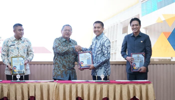 Bupati Ogan Ilir Panca WA Serahkan LHP TBC Tahun Anggaran 2024 dan 2025