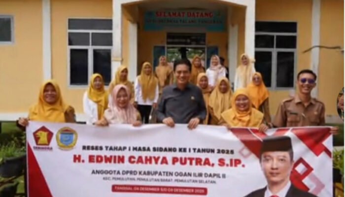 Ketua DPRD Ogan Ilir H Edwin Cahya Putra Ajak Masyarakat Membangun Daerah